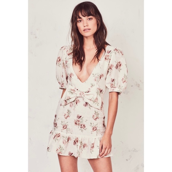 NWT LoveShackFancy Lena Dress in Dream - Picture 5 of 7